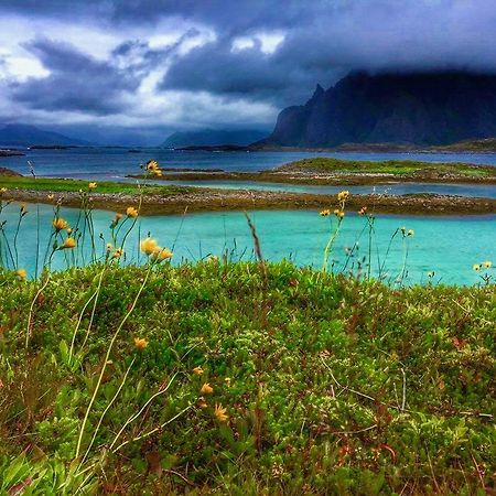 Lofoten Beach Glamping Skrova Exterior foto