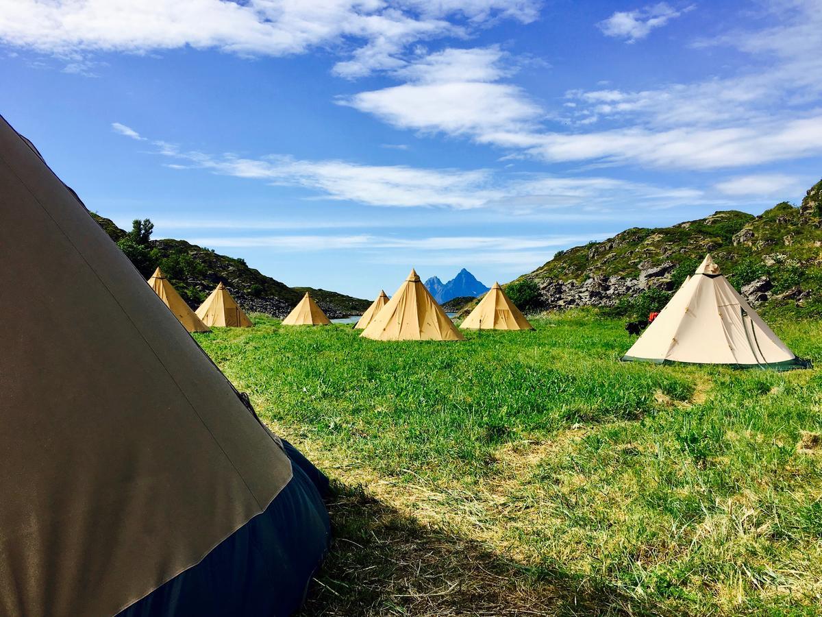 Lofoten Beach Glamping Skrova Exterior foto